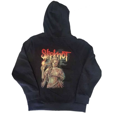Slipknot - Burn Me Away - Unisex Cipzáras Kapucnis Pulóver - SKZHD05MDG