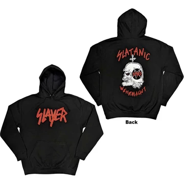 Slayer - Slatanic - Unisex Kapucnis Pulóver - SLAYHOOD86MB