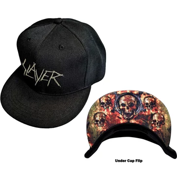 Slayer - Scratchy Logo - Unisex Snapback Sapka - SLAYSBCAP03B