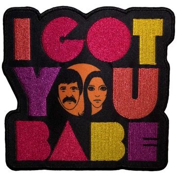 Sonny &amp; Cher - I Got You Babe Faces - Standard Folt - SOCHPAT03