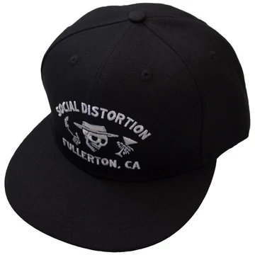 Social Distortion - Fullerton Skelly - Unisex Snapback Sapka - SOCSBCAP01B