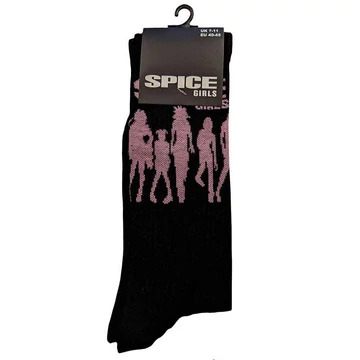 The Spice Girls - Silhouette - Unisex Frottír Zokni - SPICESCK01MB