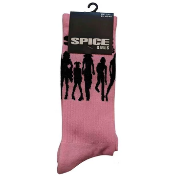 The Spice Girls - Silhouette - Unisex Frottír Zokni - SPICESCK02MP