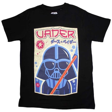 Star Wars - Vader Japanese - Unisex Póló - STWATS105MB