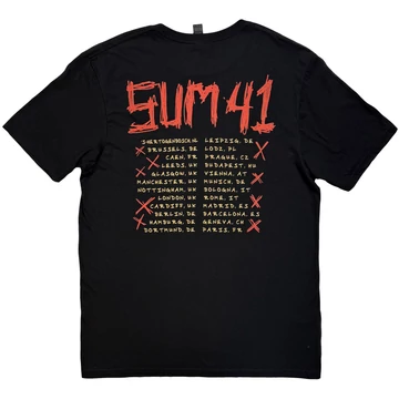Sum 41 - Tour '24 Pt.2 Fuck Sum 41 - Unisex Póló - SUM24TS02MB