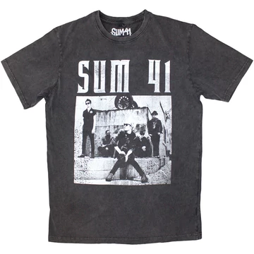 Sum 41 - Box Photo - Unisex Kőmosott Póló - SUMSTNW19MC