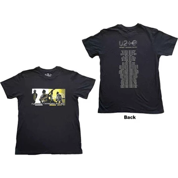 U2 - I+E Tour 2015 Band Silhouettes - Unisex Póló - U2TOURTS34MB