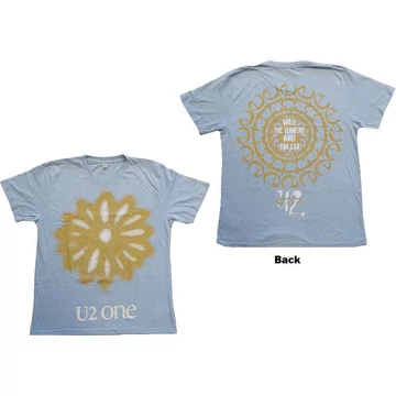 U2 - Glastonbury 2011 Smell the Flowers - Unisex Póló - U2TOURTS39MLB02