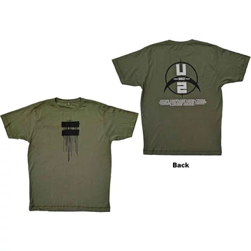 U2 - 360 Degree Tour 2009 Drip - Unisex Póló - U2TOURTS56MGR02