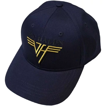 Van Halen - Text &amp; Yellow Logo - Unisex Baseball Sapka - VHCAP02N