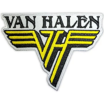 Van Halen - Text &amp; Yellow Logo - Standard Folt - VHPAT02