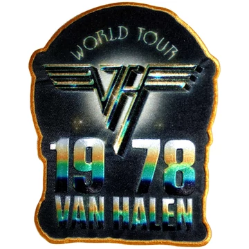Van Halen - World Tour 1978 - Standard Folt - VHPAT06
