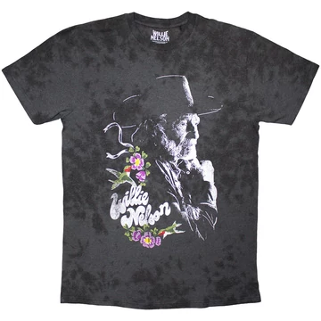 Willie Nelson - Floral - Unisex Póló - WNTS18MDD