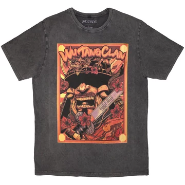 Wu-Tang Clan - Amsterdam '23 - Unisex Kőmosott Póló - WTCSTNW26MC