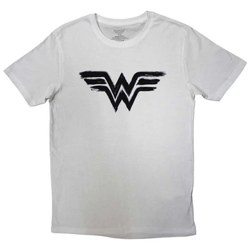 DC Comics - Wonder Woman - Black Paint Logo - Unisex Póló - WWTS03MW