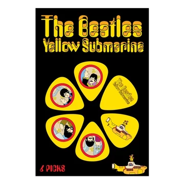 The Beatles - Yellow Submarine Yellow 6-Pack - Gitárpengető szett - YSP02