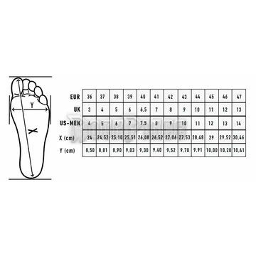 Cipő Steel 3 Lyukú Fekete - 101/102/O/B