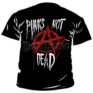 Punks not Dead - Red - UNISEX PÓLÓ