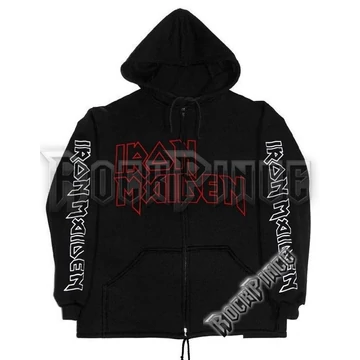 IRON MAIDEN - ENGLAND - CIPZÁRAS KAPUCNIS PULÓVER