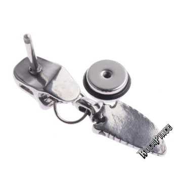 Koponya fülbevaló Swarovski kristállyal / 1db