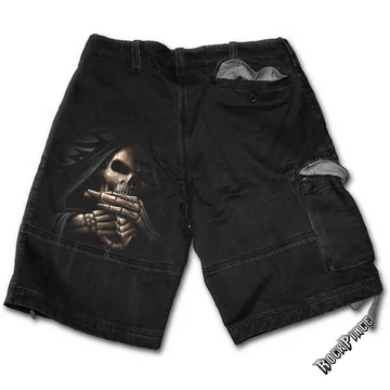 BONE FINGER - Vintage Cargo Shorts Black (Plain) - M005M701