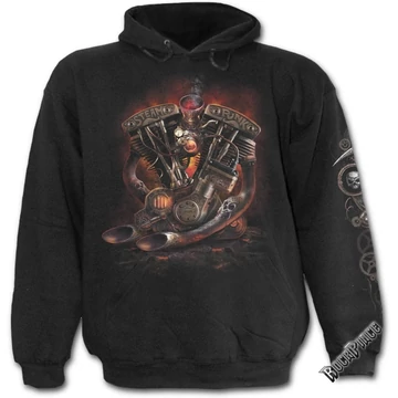 STEAM PUNK RIDER - Hoody Black (Plain) - T095M451
