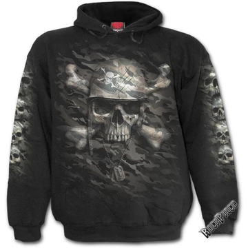 CAMO-SKULL - Hoody Black (Plain) - T141M451