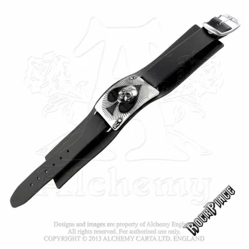 Alchemy - Ace of Dead Spades - bőr csuklószorító ULA1