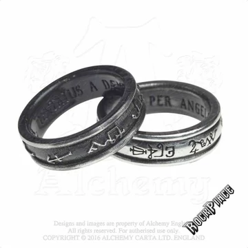 Alchemy - Demon Black &amp;amp; Angel White - gyűrű R212
