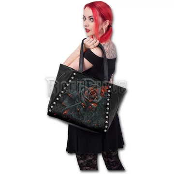 BURNT ROSE - Tote Bag - Top quality PU Leather Studded - K048A306