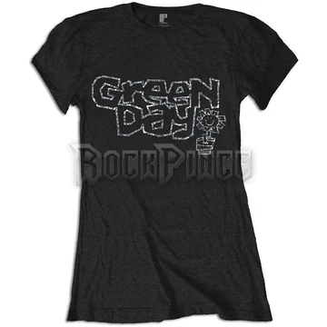 GREEN DAY - FLOWER POT (DIAMANTE) - női póló - GDTS19LB