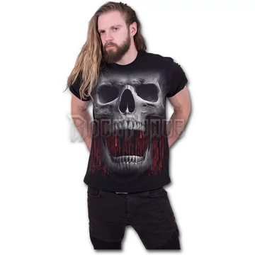 DEATH ROAR - Front Print T-Shirt Black - T151M121