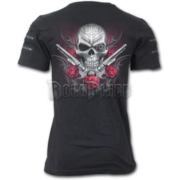 DEATH PISTOL - Twin Zipper Sleeve Fashion Tee (Plain) - D080M138