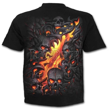 SKULL LAVA - T-Shirt Black - M026M101