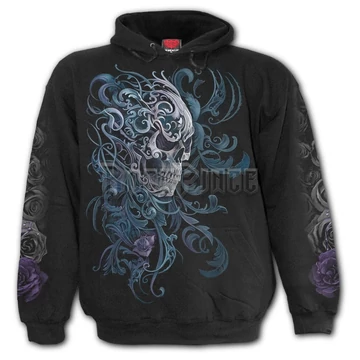 ROCOCO SKULL - Hoody Black (Plain) - T162M451