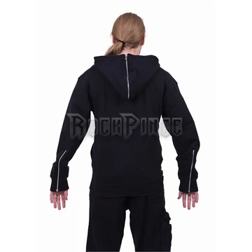 METAL STREETWEAR - Split Zip Hoody Black (Plain) - P003M477