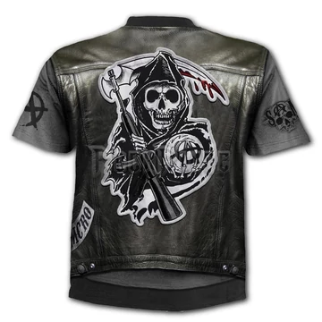 Sons of Anarchy - JAX WRAP - Allover T-Shirt Black - G101M105