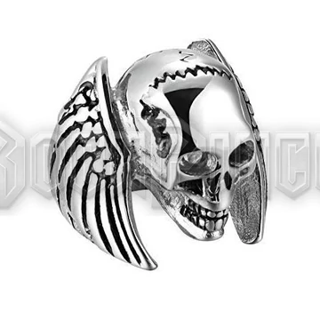 Winged Skull - acél gyűrű