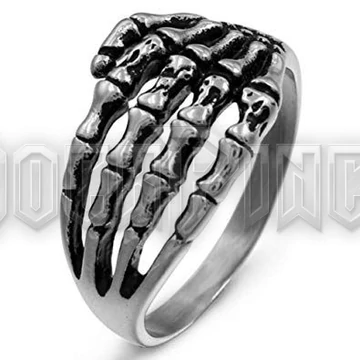 Bone Hand - acél gyűrű