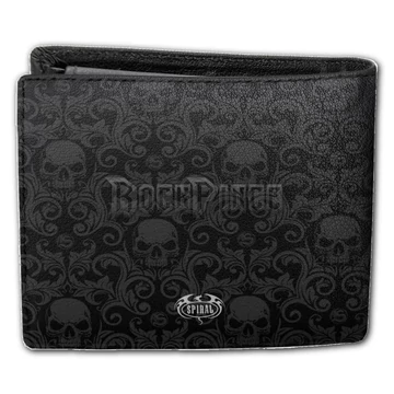 SKULL SCROLL - BiFold Wallet with RFID Blocking and Gift Box - D089A309