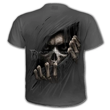 GRIM RIPPER - T-Shirt Charcoal (Plain) - M028M115