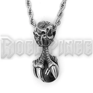 Eagle Claw Black Ball - acél medál