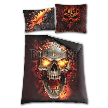 SKULL BLAST - Double Duvet Cover + UK And EU Pillow case - T152A510