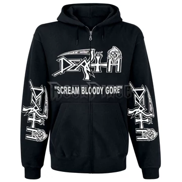 Death - Scream Bloody Gore - CIPZÁRAS KAPUCNIS PULÓVER