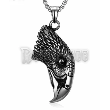 Eagle Head - acél medál