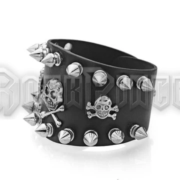 Skulls and Spikes - csuklószorító