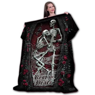 REST IN PEACE - Fleece Blanket with Double Sided Print - K061A501