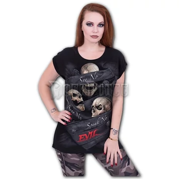 SEE NO EVIL - Turnup Sleeve Loosefit Tee (Plain) - T180F754