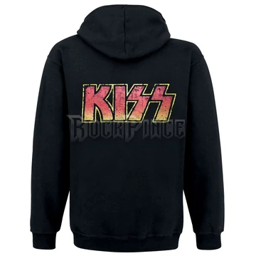 KISS - VINTAGE LOGO - KAPUCNIS PULÓVER