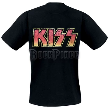 KISS - VINTAGE LOGO - UNISEX PÓLÓ